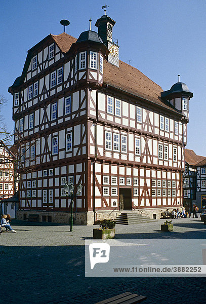 Rathaus  Melsungen  Hessen  Deutschland  Europa