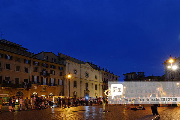 Piazza Navona  Rome  Italien  Europa