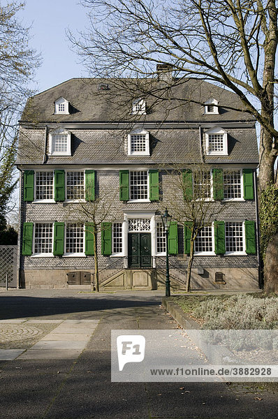Engels-Haus  Schieferhaus  historisches Zentrum  Wuppertal  Bergisches Land  Nordrhein-Westfalen  Deutschland  Europa