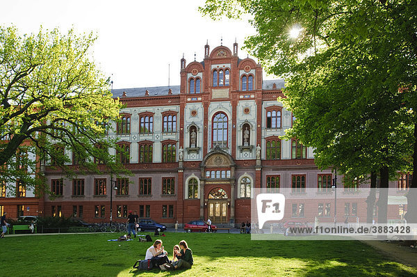 Universität  Altstadt  Hansestadt Rostock  Mecklenburg-Vorpommern  Deutschland  Europa
