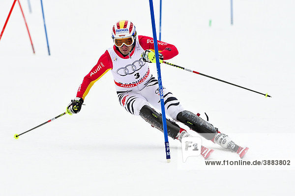 Felix Neureuther  Deutschland  FIS Slalom der Herren  Gudiberg  Gamisch-Partenkirchen  Bayern  Deutschland  Europa