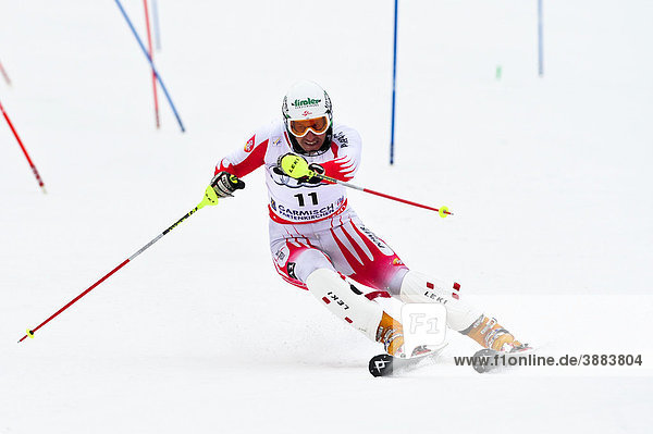 Manfred Pranger  Österrreich  FIS Slalom der Herren  Gudiberg  Gamisch-Partenkirchen  Bayern  Deutschland  Europa