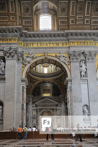 St. Peter's Basilica  Vatican City  Rome  Italy  Europe
