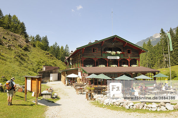 Anton Karg Haus  Hinterbärenbad  Wilder Kaiser  Tirol  Österreich  Europa