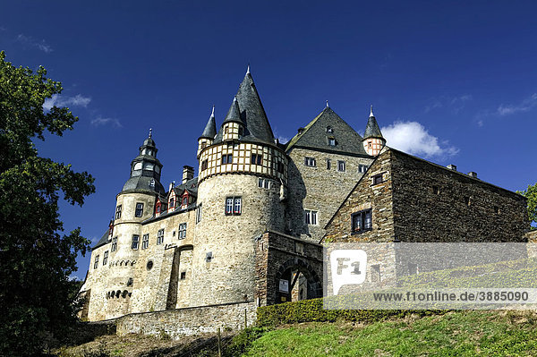Burg Bürresheim  Bürresheimer Schloss  St. Johann bei Mayen  Eifel  Rheinland-Pfalz  Deutschland  Europa