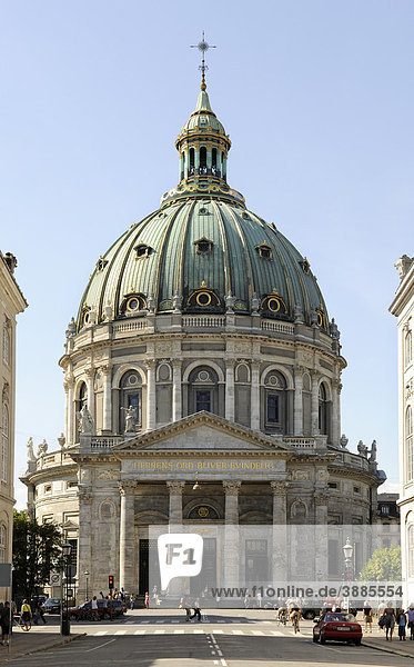 Frederikskirche  auch Marmorkirche genannt  Kopenhagen  Dänemark  Skandinavien  Nordeuropa