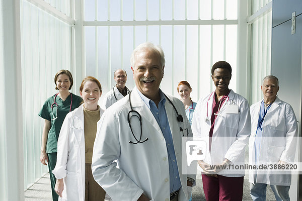 Team of healthcare professionals  portrait