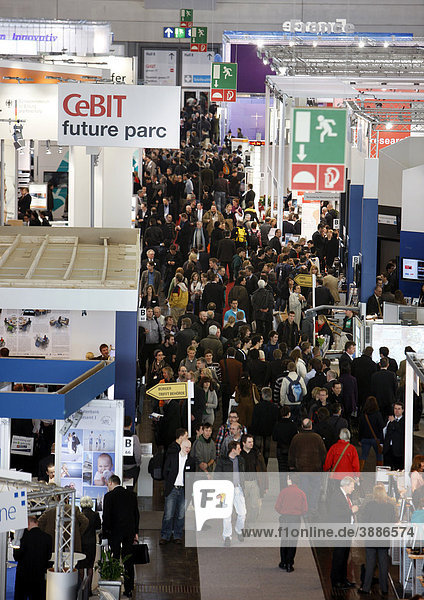 Computer und IT Messe Cebit Messegelände Hannover Hannover Niedersachsen Deutschland Europa