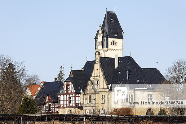 Historisches Gebäude der Landesanstalt für Landwirtschaft  Forsten und Gartenbau  Altstadt  Quedlinburg  Harz  Sachsen-Anhalt  Deutschlabnd  Europa