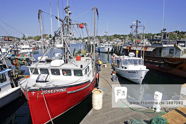 Fischereiflotte  Gloucester  Massachusetts  New England  USA