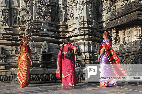 Chennakesava Tempel  Hoysala-Stil  Belur  Karnataka  Südindien  Indien  Südasien  Asien