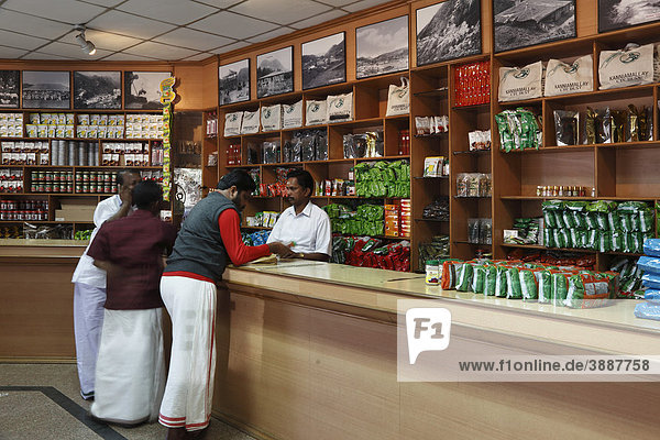 Tea shop at the KDHP House  Kanan Devan Hills Plantations Company  Munnar  Kerala  India  South Asia  Asia
