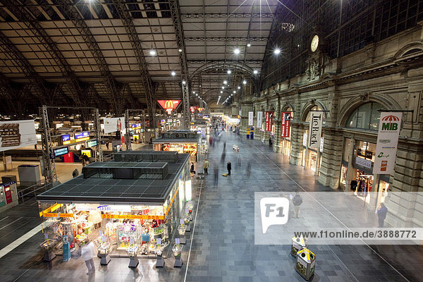 Central station  Frankfurt am Main  Hesse  Germany  Europe