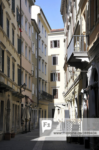 Enge Gasse Triest Italien Europa