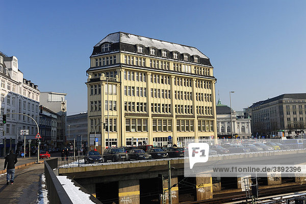 Kontorhaus Bieber-Haus in St. Georg  Hamburg  Deutschland  Europa