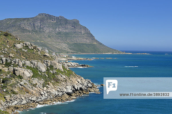 Küste zwischen Llandudno und Camps Bay  Kapstadt  Westkap  Südafrika  Afrika