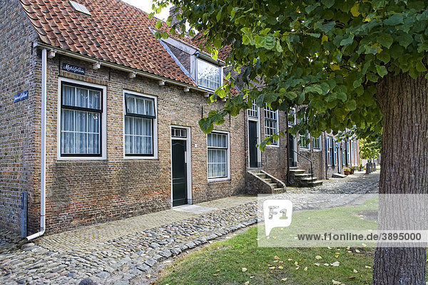 Häuser in Sint Anna ter Muiden  Niederlande  Europa