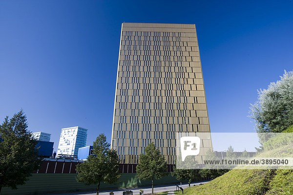 Bürohochhäuser  Europäischer Gerichtshof  Kirchberg-Plateau  Europaviertel  Luxemburg  Europa
