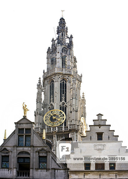 Liebfrauenkathedrale  Onze-Lieve-Vrouwekathedraal  Antwerpen  Flandern  Belgien  Europa