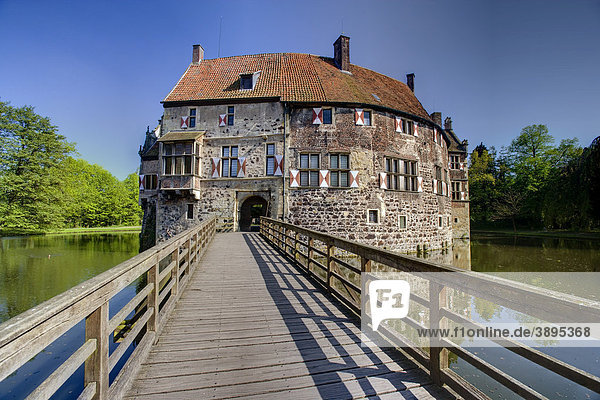 Burg Vischering  Lüdinghausen  Münsterland  Nordrhein-Westfalen  Deutschland  Europa