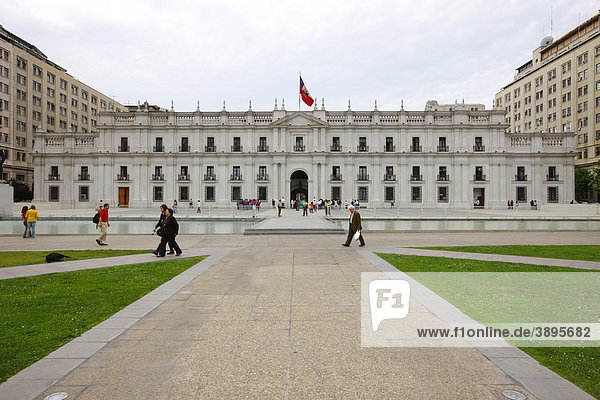 Regierungspalast  Santiago de Chile  Chile  Südamerika