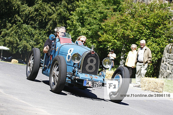 Bugatti 35 B  built in 1926  Herkules Bergpreis 2009 mountain rally  Kassel  Hesse  Germany  Europe