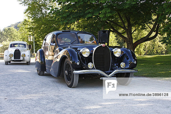 Bugatti Rarität Typ 64  Baujahr 1939  aus dem Schlumpf Museum  Mulhouse  Frankreich  beim Herkules Bergpreis 2009  Kassel  Hessen  Deutschland  Europa