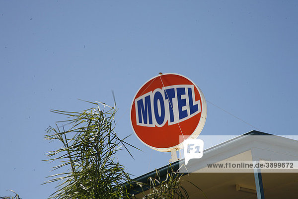 Motelschild Kangaroo Island South Australia Australien