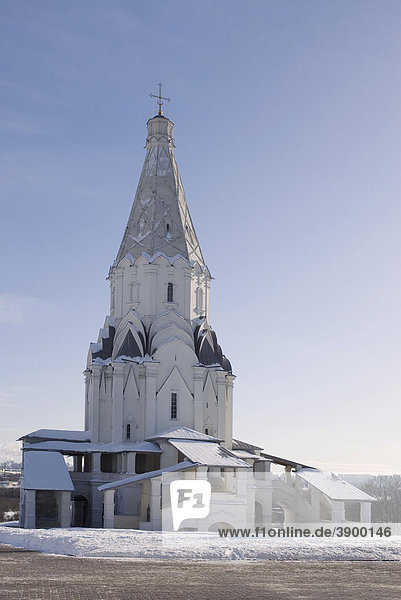 Himmelfahrtskathedrale  Staatliches Freilichtmuseum Kolomenskoje  Moskau  Russland