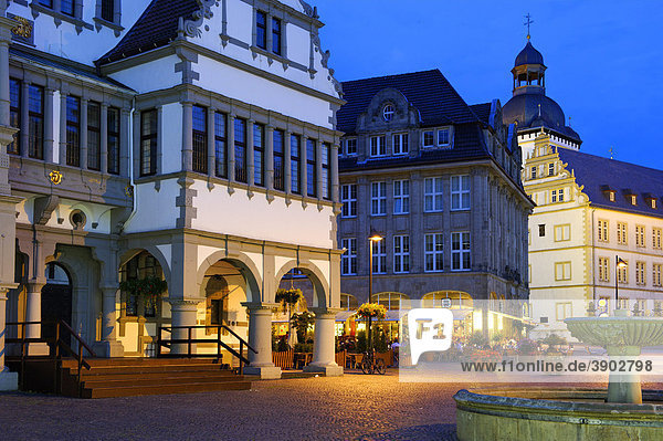 Town hall  Paderborn  North Rhine-Westphalia  Germany  Europe