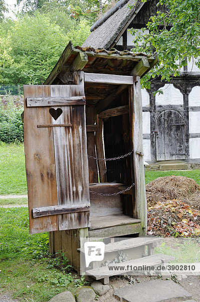 Outhouse open air museum Detmold North Rhine-Westphalia Germany Europe