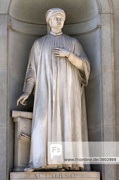Statue Mariangelo Accorso  Uffizien  Galleria degli Uffici  Florenz  Toskana  Italien  Europa