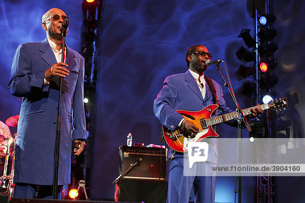 The American gospel group The Blind Boys of Alabama live at the Blue Balls Festival in the concert hall of the KKL in Lucerne  Switzerland