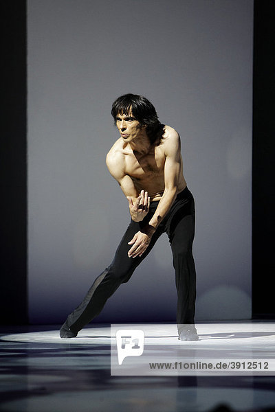 Gil Roman from BÈjart Ballet in Lausanne with the program Ballet for Life in Theater 11 in Zurich  Switzerland  Europe