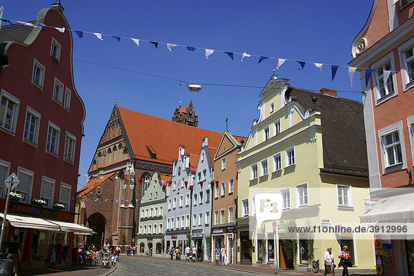 Altstadt von Landshut  Bayern  Deutschland  Europa