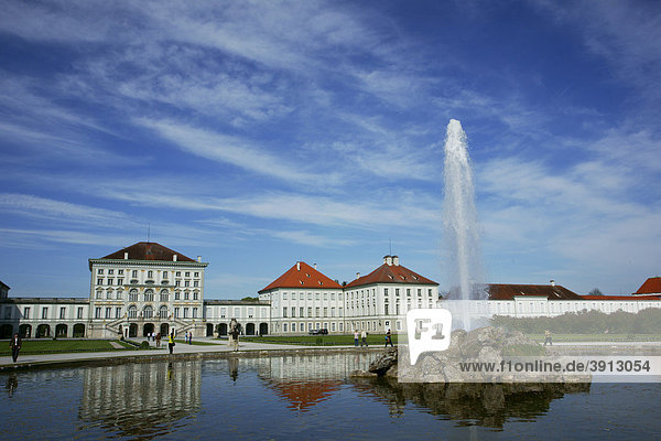Nymphenburg Palace  Munich  Bavaria  Germany  Europe