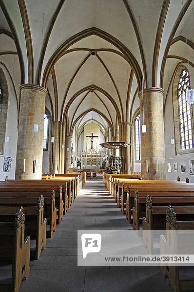 Neustädter Marienkirche  Hallenkirche  Gotik  Bielefeld  Ostwestfalen Lippe  Nordrhein-Westfalen  Deutschland  Europa