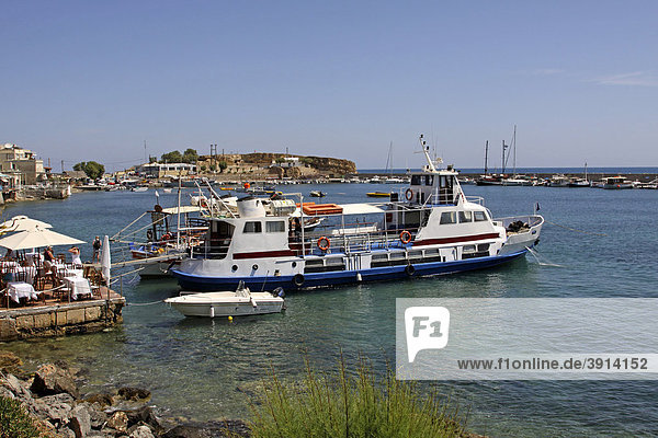 Hafen  Chersonissos  LimÌn ChersÛnisou  Kreta  Griechenland  Europa