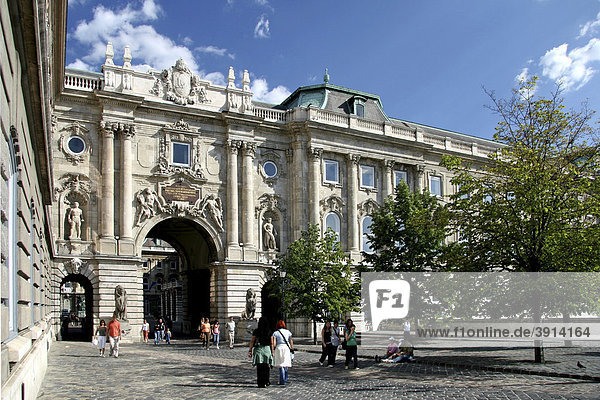Burgpalast  Budapest  Ungarn  Europa