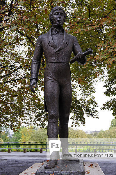 Denkmal  Charles Pictet de Rochemont  1755-1824  Staatsmann und Diplomat  Genf  Kanton Genf  Schweiz  Europa