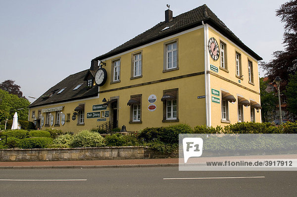 Uhrenmuseum und Cafe  Bad Iburg  Osnabrücker Land  Niedersachsen  Deutschland  Europa