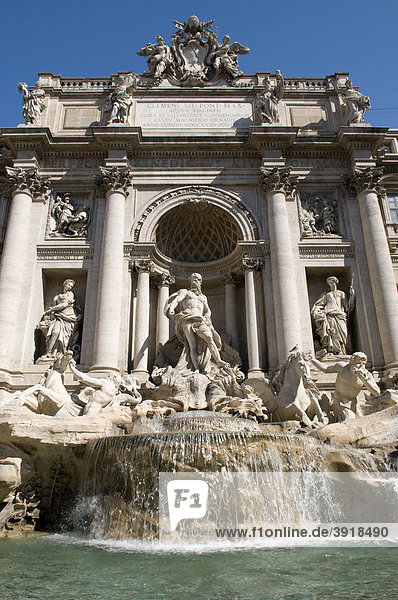 Trevi-Brunnen  Rom  Italien  Europa