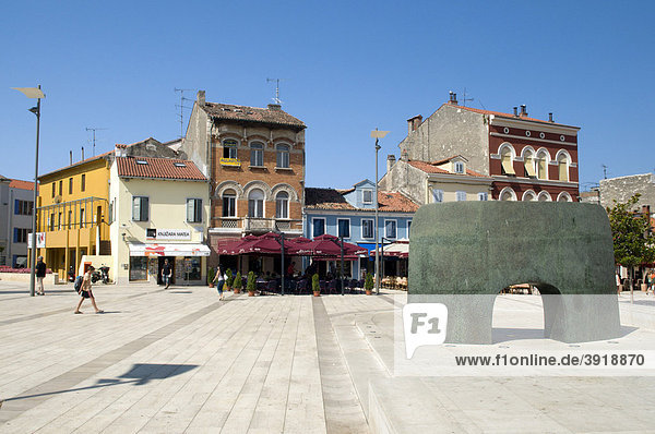 Altstadt von Porec  Istrien  Kroatien  Europa