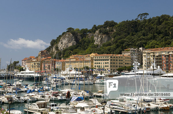 Hafen Bassin Lympia  Nizza  Cote d'Azur  Provence  Frankreich  Europa