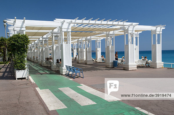 Promenade des Anglais  Nizza  Cote d'Azur  Provence  Frankreich  Europa