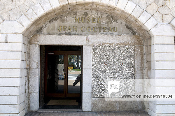 Bastion du Vieux Port  Museum Jean-Cocteau  Menton  Cote d'Azur  Provence  Frankreich  Europa
