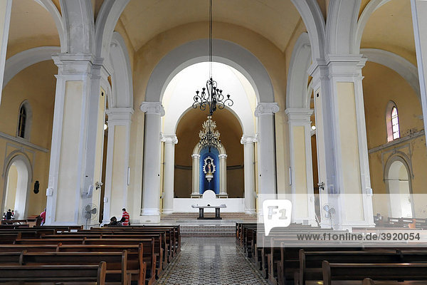 Interior  Cathedral of Granada  Granada  Nicaragua  Central America