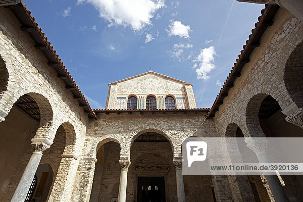 Euphrasius-Basilika  Unesco Weltkulturerbe  Porec  Kroatien  Europa