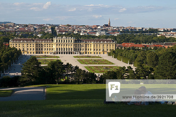 Gartenanlage Schloss Schönbrunn  Wien  Österreich  Europa