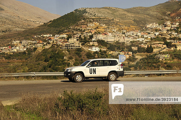 UN-Fahrzeug  Golan-Höhen  Israel  Naher Osten  Orient